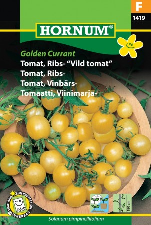 Tomat, Ribs- 'Golden Currant' (Solanum pimpinellifolium)