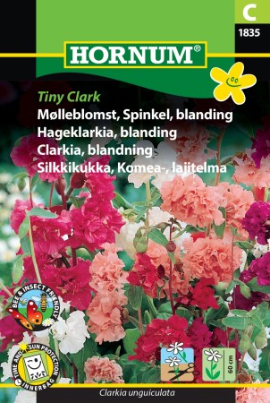 Hageklarkia, blanding 'Tiny Clark' (Clarkia unguiculata)