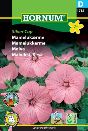 Mamelukkerme 'Silver Cup' (Lavatera trimestris)