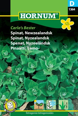 Spinat, Nyzealandsk 'Carla’s Bester' (Tetragonia tetragonoides)