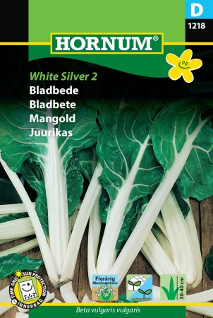 Bladbete 'White Silver 2' (Beta vulgaris vulgaris)