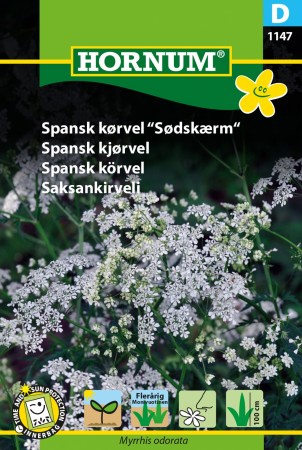 Spansk kjørvel (Myrrhis odorata)