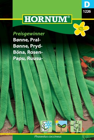 Bønne, Pryd- 'Preisgewinner' (Phaseolus coccineus)