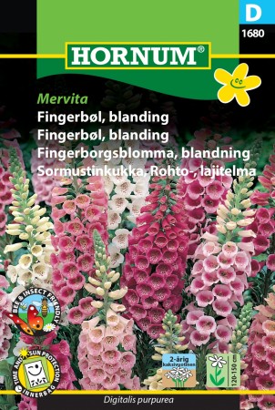 Fingerbøl, blanding 'Mervita' (Digitalis purpurea)
